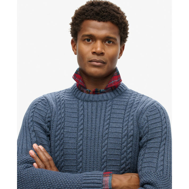Superdry Jacob Cable Jumper image number 2
